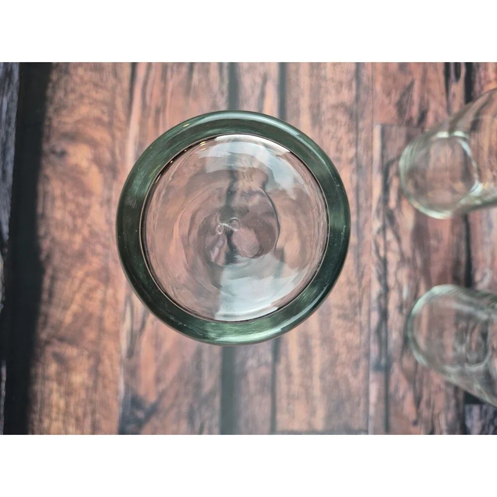 Mini Glass Wine Carafes 6pk – 7oz Single-Serve Personal Decanters VTG Happy Hour